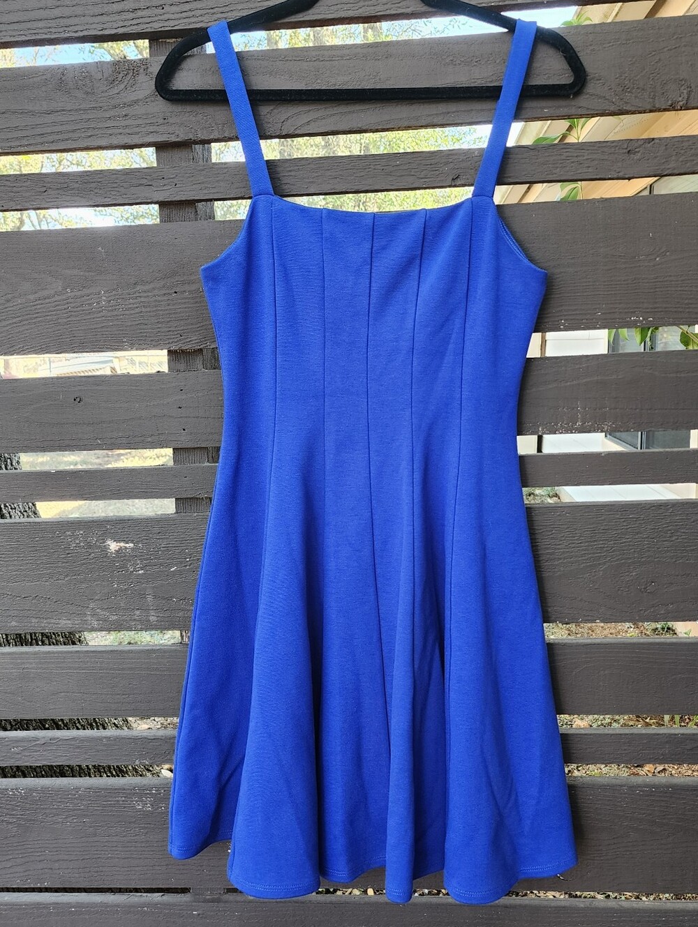 Bailey / 44 A-Line Blue Dress Size Medium Wedding Event Tailored